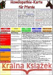 Homöopathie-Karte für Pferde, Tierheilkunde-Karte    9783939081128 Hawelka - książka