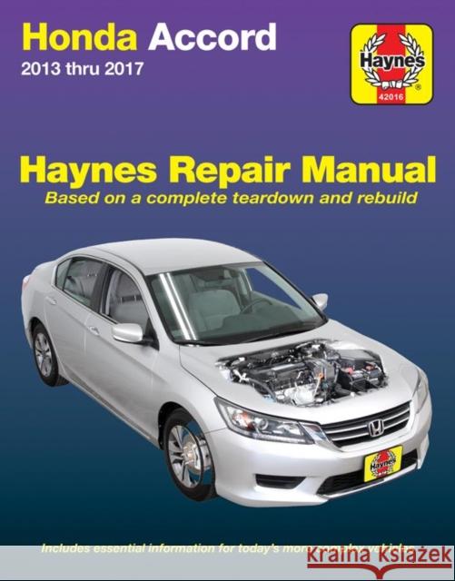 Honda Accord 2013-17 Haynes 9781620922583 Haynes Manuals Inc - książka