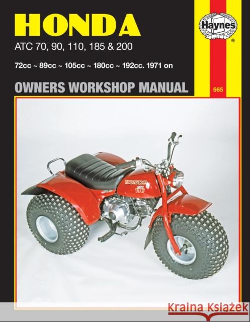 Honda ATC70, 90, 110, 185 & 200 (71 - 85) Haynes Repair Manual Haynes Publishing 9780856968556 Haynes Publishing Group - książka
