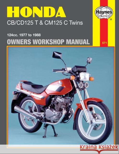 Honda CB/CD125T & CM125C Twins (77 - 88) Jeremy Churchill 9781850106449 HAYNES MANUALS INC - książka