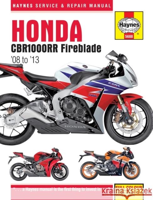 Honda CBR1000R Fireblade (08 - 13) Editors of Haynes Manuals 9781785214448 Haynes Manuals - książka