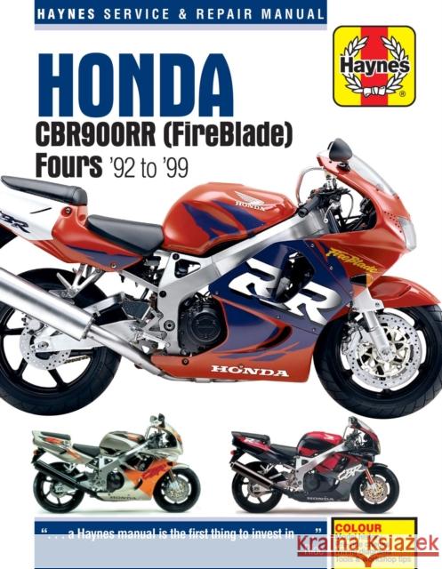 Honda CBR900RR FireBlade (92 - 99) Haynes Repair Manual Haynes Publishing 9780857339386 Haynes Publishing Group - książka
