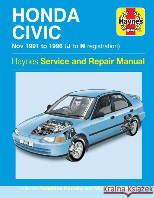 Honda Civic 91-96 Haynes Publishing 9780857336910 Haynes Publishing Group - książka