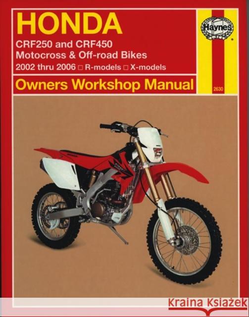 Honda CRF250 & CRF450 (02 - 06) Bob Henderson 9781563926303 Haynes Publishing - książka