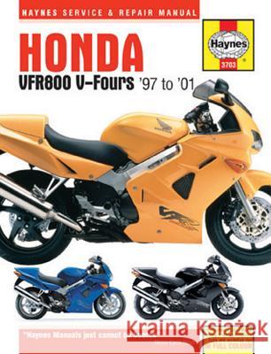Honda Vfr800 V-Fours '97-'01 Matthew Coombs 9781785213083 HAYNES MANUALS - książka