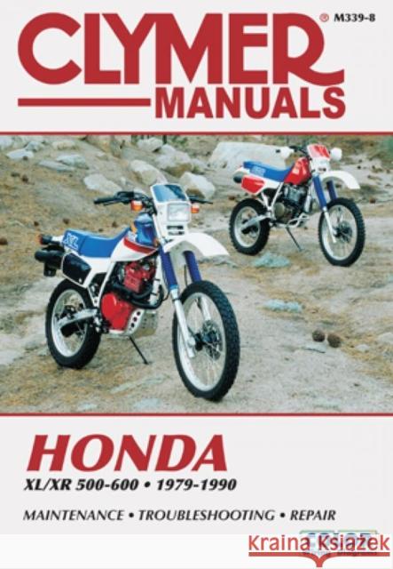 Honda XL/XR 500-600, 1979-1990 James Grooms 9781599691428 Clymer Publishing - książka