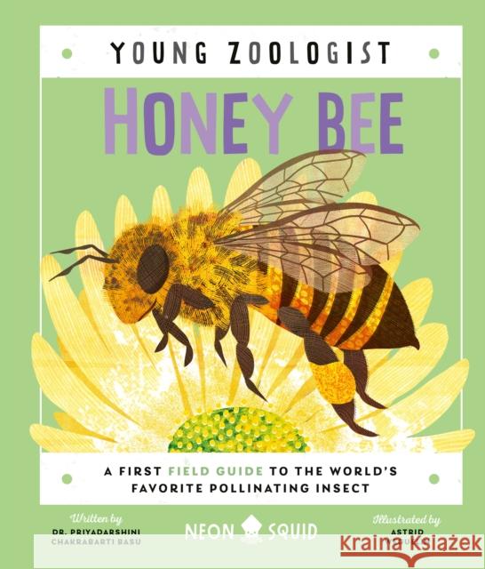 Honey Bee (Young Zoologist): A First Field Guide to the World's Favorite Pollinating Insect Priyadarshini Chakrabarti Basu Astrid Weguelin Neon Squid 9781684492824 Neon Squid - książka