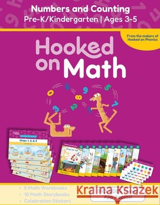 Hooked on Math Numbers & Counting Kit Hooked on Phonics 9781940384443 Hooked on Phonics - książka