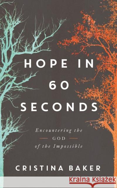 Hope in 60 Seconds: Encountering the God of the Impossible Cristina Baker 9780785253624 Thomas Nelson Publishers - książka