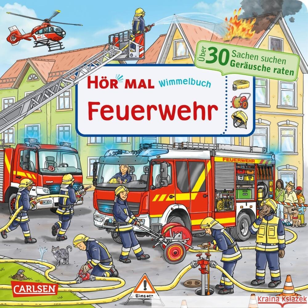 Hör mal (Soundbuch): Wimmelbuch: Feuerwehr Bollin, Enni 9783551253347 Carlsen - książka