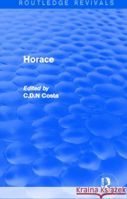 Horace Costa C 9780415743594 Routledge - książka