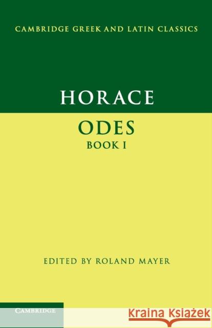 Horace: Odes Book I  Horace 9780521671019  - książka