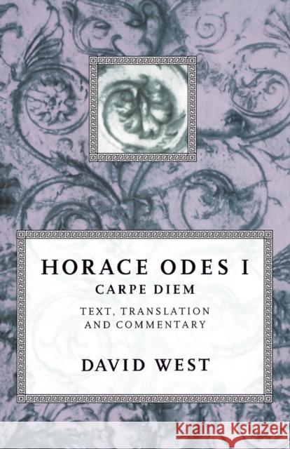 Horace Odes I: Carpe Diem Horace 9780198721611  - książka