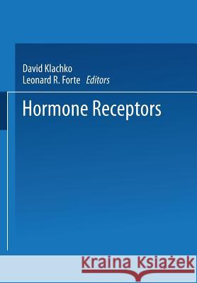 Hormone Receptors David Klachko 9781475707243 Springer - książka