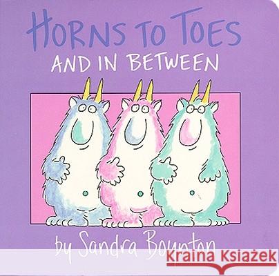 Horns to Toes Sandra Boynton 9780671493196 Little Simon - książka
