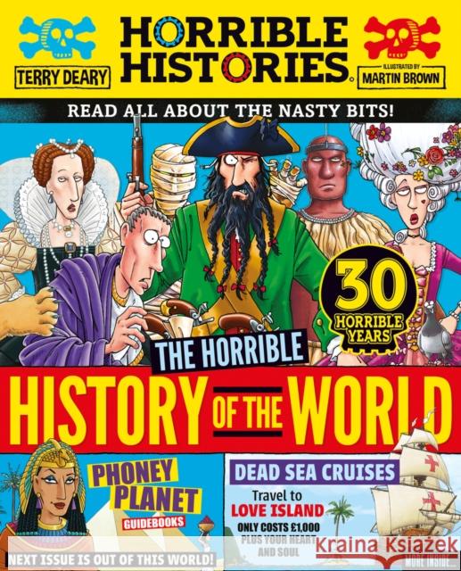 Horrible History of the World (newspaper edition) Terry Deary 9780702326530 Scholastic - książka