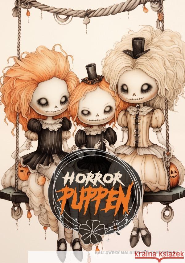 Horror Puppen Halloween Malbuch für Ewachsene Publishing, Monsoon, Grafik, Musterstück 9783759874788 epubli - książka