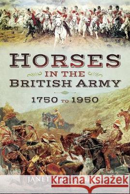 Horses in the British Army 1750 to 1950 Janet MacDonald 9781473863712 Pen & Sword Books - książka