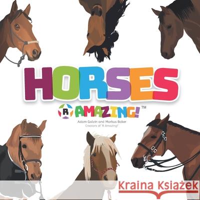 Horses R Amazing! Mark Baker Adam Galvin Markus Baker 9781916145085 R-And-Q.com - książka