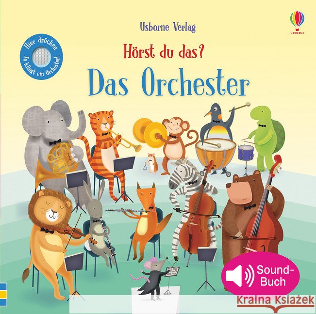 Hörst du das? Das Orchester Taplin, Sam 9781789412987 Usborne Verlag - książka