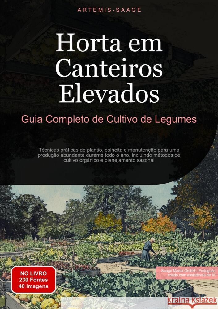 Horta em Canteiros Elevados: Guia Completo de Cultivo de Legumes Saage - Português, Artemis 9783384486271 Saage Books - książka
