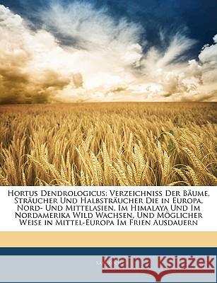 Hortus Dendrologicus: Verzeichniss Der Baume, Straucher Und Halbstraucher Die in Europa, Nord- Und Mittelasien, Im Himalaya Und Im Nordameri Karl Koch 9781144885401  - książka