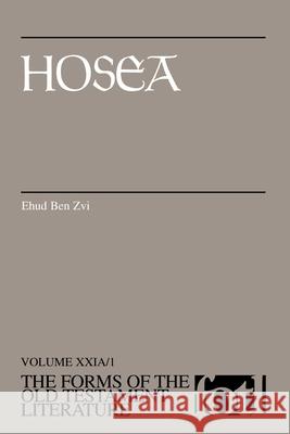 Hosea Ehud Be 9780802807953 Wm. B. Eerdmans Publishing Company - książka