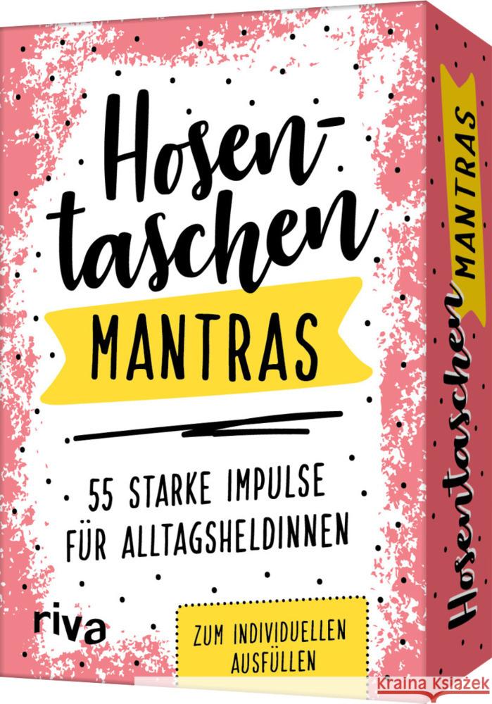 Hosentaschen-Mantras - 55 starke Impulse für Alltagsheldinnen riva Verlag 9783742316837 riva Verlag - książka