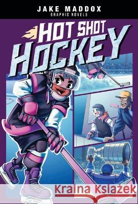 Hot Shot Hockey Eduardo Garcia Berenice Mu?iz Jake Maddox 9781666341355 Stone Arch Books - książka