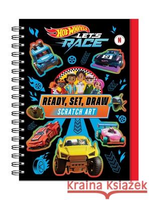 Hot Wheels Let's Race: Ready, Set, Draw - Scratch Art Mattel 9781640365964 Mattel - książka