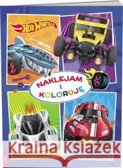 Hot Wheels. Naklejam i Koloruję praca zbiorowa 9788325345884 Ameet - książka