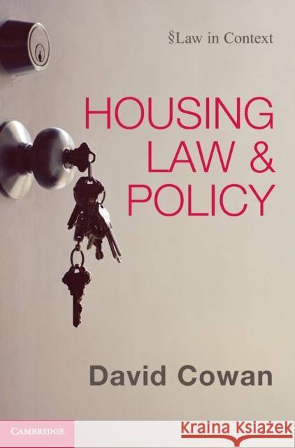 Housing Law and Policy David Cowan 9780521199971 Cambridge University Press - książka