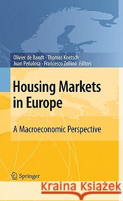 Housing Markets in Europe: A Macroeconomic Perspective De Bandt, Olivier 9783642153396 Springer - książka