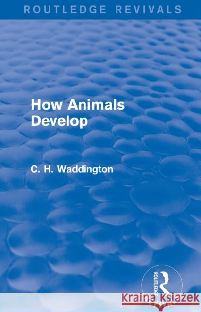 How Animals Develop Waddington, C. H. 9781138956735 TAYLOR & FRANCIS - książka