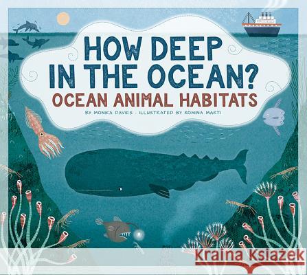 How Deep in the Ocean?: Ocean Animal Habitats Monika Davies Romina Martai 9781681523040 Amicus Ink - książka