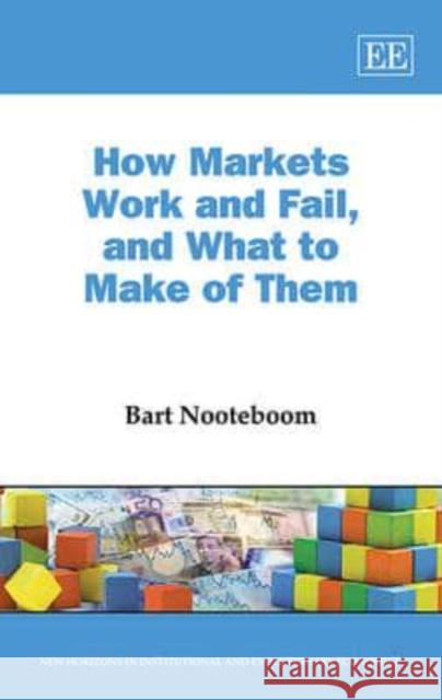 How Markets Work and Fail, and What to Make of Them B. Nooteboom   9781783477555 Edward Elgar Publishing Ltd - książka