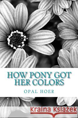 how pony got her colors Hoer, Riana 9781981748747 Createspace Independent Publishing Platform - książka