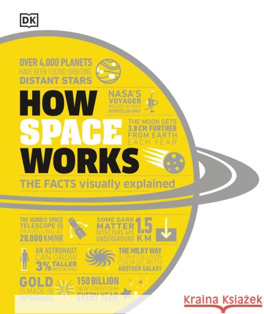 How Space Works: The Facts Visually Explained DK 9780241446324 Dorling Kindersley Ltd - książka