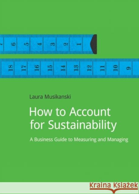 How to Account for Sustainability: A Simple Guide to Measuring and Managing Musikanski, Laura 9781909293274 Do Sustainability - książka