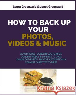 How To Back Up Your Photos, Videos and Music Greenwald, Janet 9781481052726 Createspace Independent Publishing Platform - książka