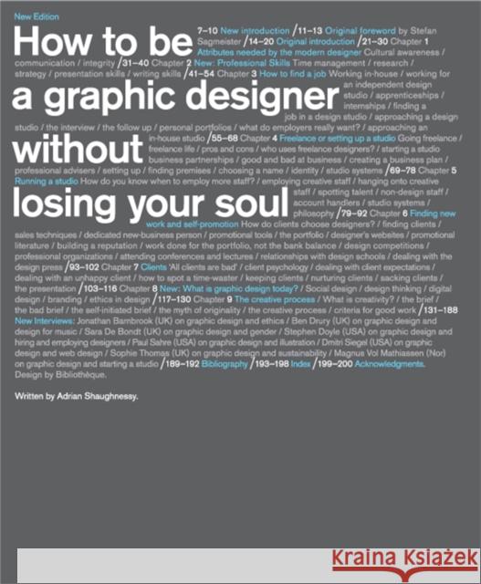 How to be a Graphic Designer...2nd edition Adrian Shaughnessy 9781856697095 Laurence King Publishing - książka