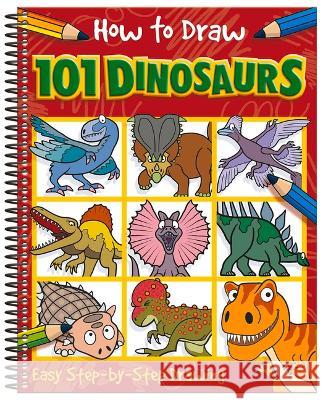 How to Draw 101 Dinosaurs Barry Green Barry Green 9781801054959 Two Windmills - książka