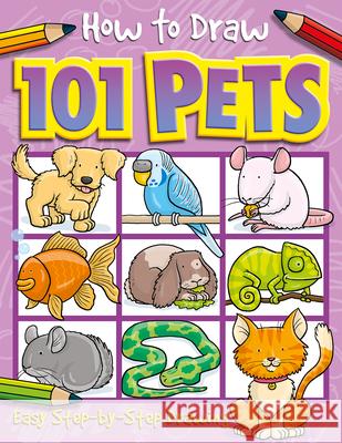 How to Draw 101 Pets Dan Green 9781846667763 Top That! Kids - książka