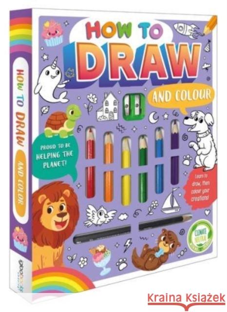 How to Draw and Colour Igloo Books Ltd 9781837710829 Bonnier Books Ltd - książka