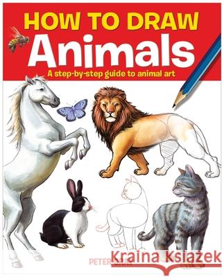 How to Draw Animals Peter Gray 9781782122869  - książka