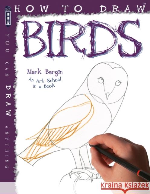 How To Draw Birds Mark Bergin 9781909645530 Salariya Book Company Ltd - książka