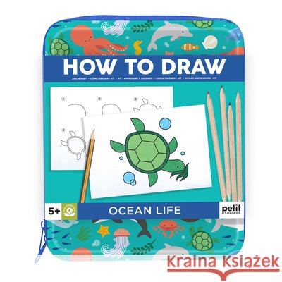 How to Draw Ocean Life Petit Collage 9781797244099 Chronicle Books - książka