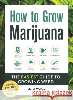 How to Grow Marijuana: The Easiest Guide to Growing Weed Murph Wolfson 9781507212585 Adams Media Corporation - książka