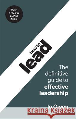 How to Lead Jo Owen 9781292425443 Pearson Education Limited - książka