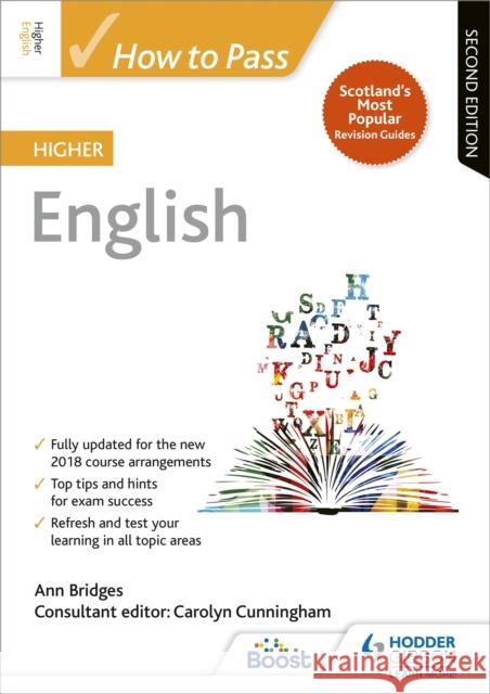 How to Pass Higher English, Second Edition Ann Bridges 9781510452244 Hodder Education - książka